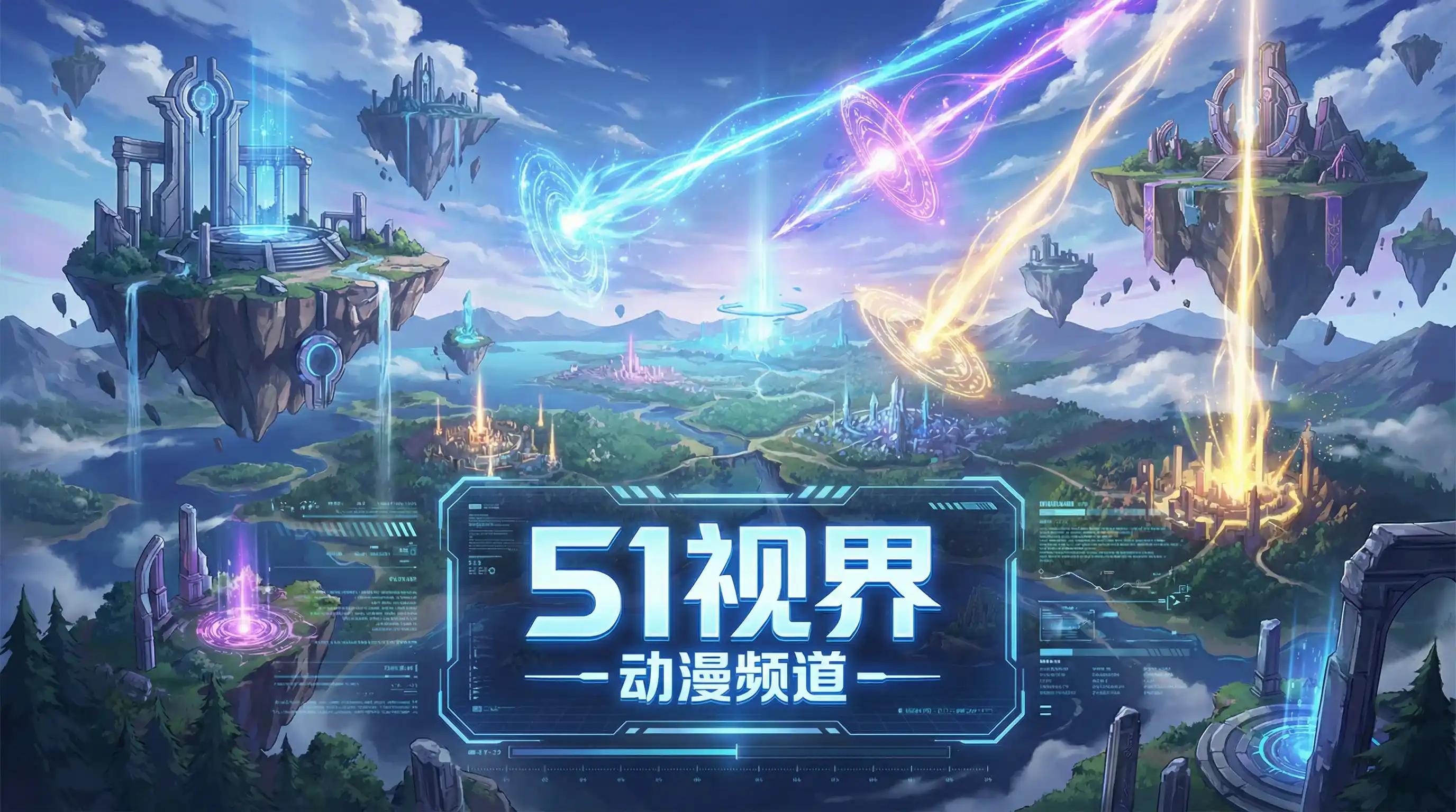奇幻动漫世界浮空岛屿 - 51吃瓜网 动漫资讯